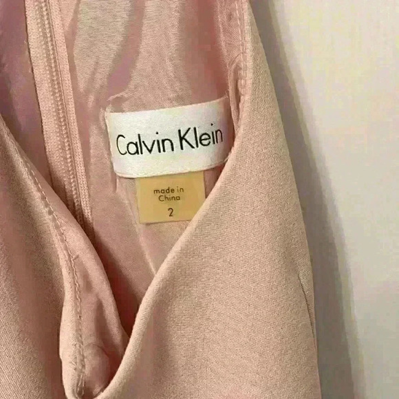 Calvin Klein A Line Dress with Trail - Picture 5 of 5